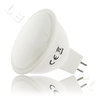 MR16 LED, MR16 12V, GU5.3 6W LED 15 SMD 2835 LED Lampe, mit milchig schutzglas 620LM 12V Warmweiss