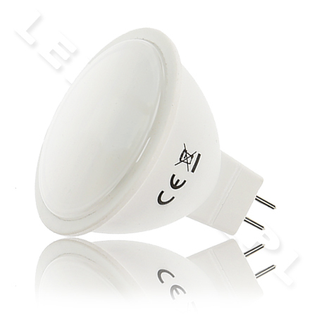 MR16 LED, MR16 12V, GU5.3 6W LED 15 SMD 2835 LED Lampe, mit milchig schutzglas 620LM 12V Kaltweiss