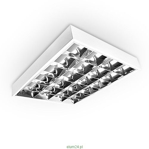 LED Rasterleuchte, Rastereinlegeleuchte, LED Bürolampe, 4x10W T8 LED, (T8 Leuchttmitel Inkl.)