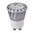 GU11 GU10 12SMD LED Lampe Leuchte Strahler 3W 12SMD (5630) LEDs 230V mit schutzglass Warmweiß 180LM