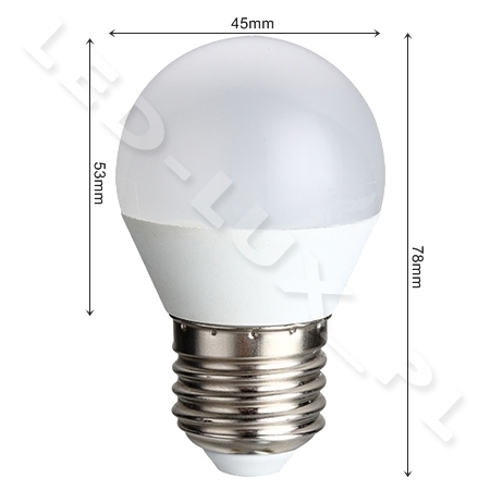 E27 6W LED LAMPE, LED 6W E27 Warmweiss 230V CCD 610LM Ra>80, 3000K