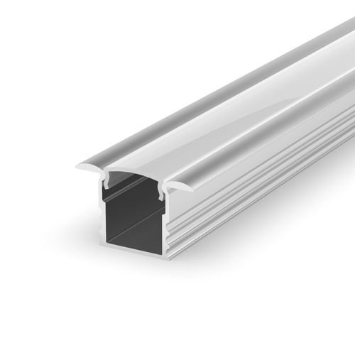1m Aluminium LED Profil für LED Streifen, SET Alu LED profil + Abdeckung LT18