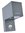 LED-Außenwandlampe mit Bewegungsmelder, Aluminium Schwarz/Silber IP44, QR1268