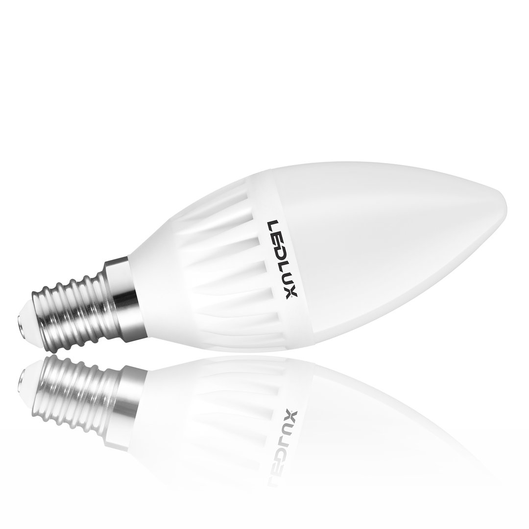 E14 LED LAMPE 10W, LED KERZENFORM Warmweiß 230V CCD 890LM 220-240V