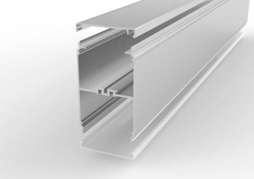 SET: Linear Aluminium LED Profil, 100cm für 20mm LED Streifen + Abdeckung LT1-1
