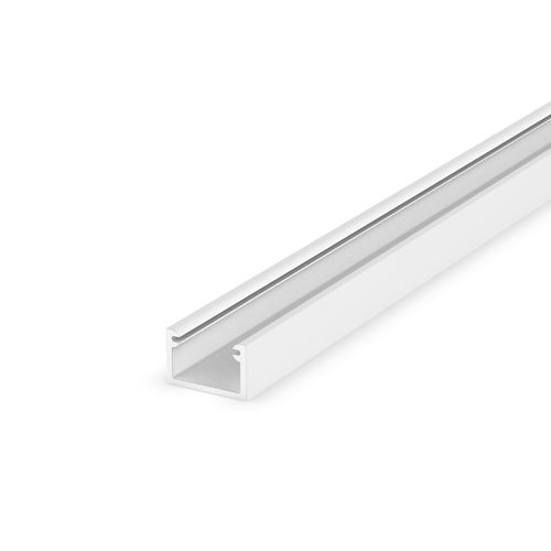 SET: Aluminium LED Profil Slim, 100cm für 8mm LED Streifen LT4-2 ohne Abdeckung