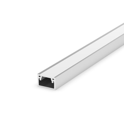 SET: Aluminium LED Profil Slim, 100cm für 8mm LED Streifen + Abdeckung LT4-2