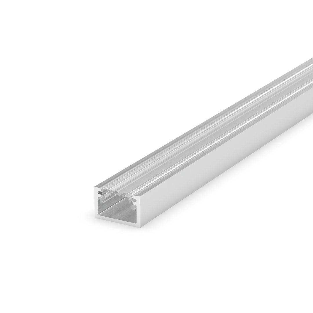 1m Alu-Leiste SLIM-8 Aluminium Profil diffuser Abdeckung für LED Streifen 