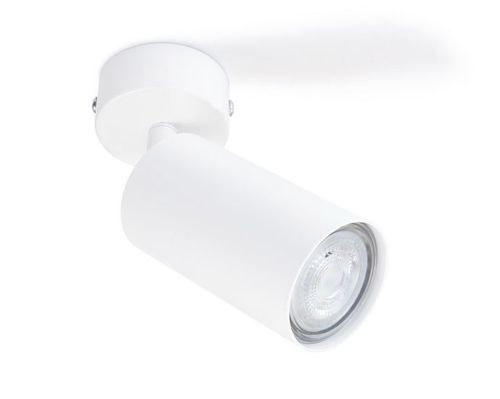 LED Deckenstrahler, Deckenlampe, Wandstrahler 1-flammig, Weiß für LED GU10, KIVI