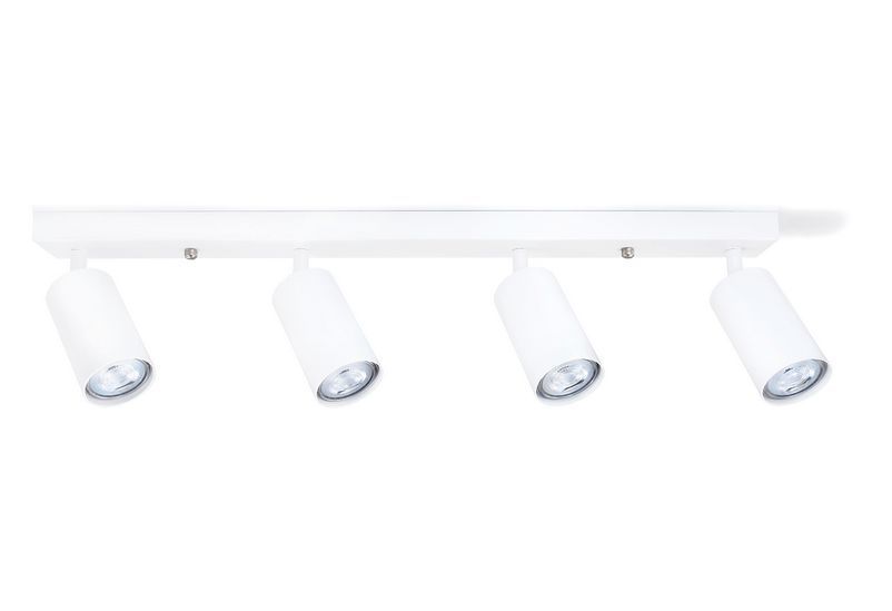 Deckenlampe LED | Weiß GU10 | Deckenstrahler LED 4-flammig für LumenTEC 4-Flammig LED