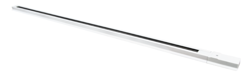 LED Schiene 1-Phasen AUFBAUSCHIENE, Stromschiene Indoor-Lampe Seilleuchte ZX (Schiene 1m, Weiss)